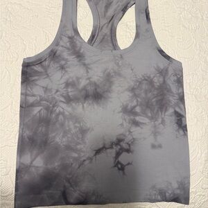 lululemon athletica Gray Tie-Dye Tank Top